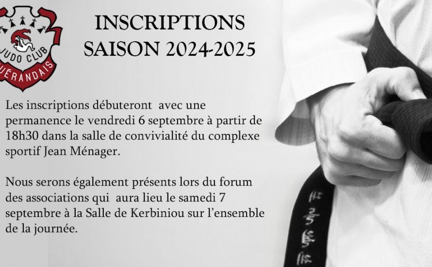 Inscription saison 2024-2025