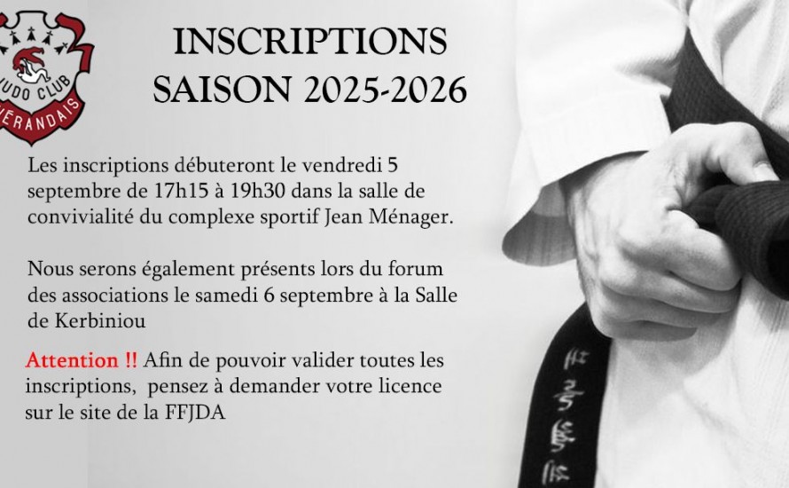 Inscription saison 2025-2026